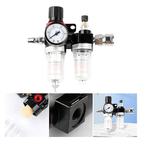 AFC2000 Compressed Air Filter Regulator with Pressure Gauge Water/Oil Separator Pneumatic Air Filter Pressure Regulator in Kuwait