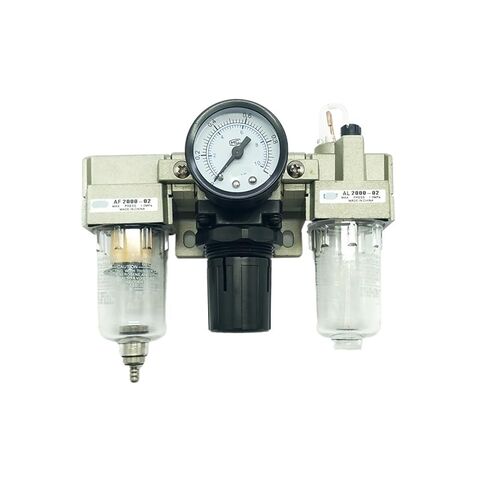 AC2000-02 1/4 بوصة منظم ضغط قياس ضاغط الهواء فلتر الزيت والرطوبة فاصل لفلتر المياه ومزيل الرطوبة (AC2000-02) in Kuwait