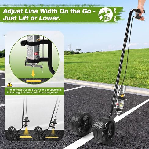 CAROD Striping Line Painting Wand, Striping Paint Sprayer Wand for Paint Stripe Ground, Sports Field, Parking Lot, Compatible with Professional Inverted Striping Paint T-tip Nozzle in Kuwait