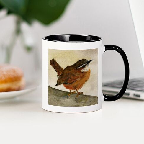 CafePress Carolina Wren Mug 11 oz (325 ml) Ceramic Coffee Mug in Kuwait