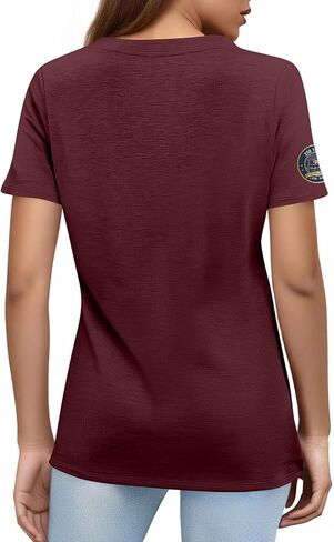 Women's 250 Years America T-Shirt Statue of Liberty USA Flag Graphic Short Sleeve Casual Tee in Kuwait