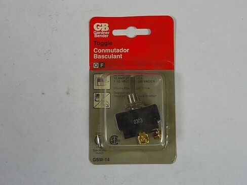 GB Gardner Bender GSW-14 DPST 20A 125VAC O/F مفتاح تبديل ثقيل in Kuwait