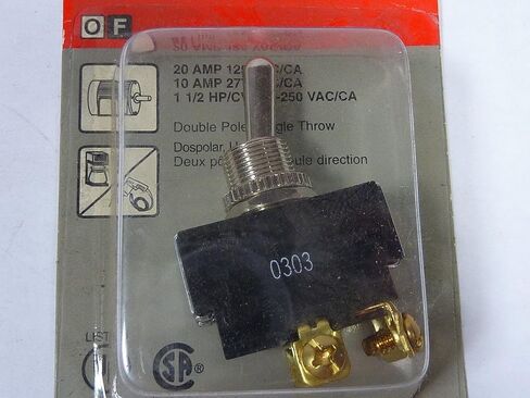 GB Gardner Bender GSW-14 DPST 20A 125VAC O/F مفتاح تبديل ثقيل in Kuwait