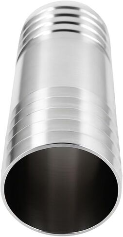 SUS304 Sanitary Hose Barb Union 2" OD x 2" OD Fitting 1pc with 2 Clamps in Kuwait