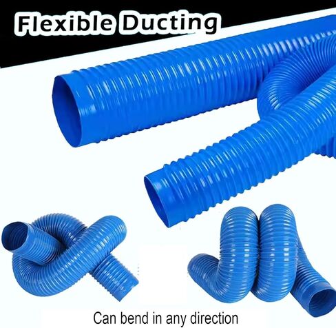 Puncture-Resistant Vacuum Hose, Flexible Dust Collection PVC with Steel Wire, Diameter 1-11 inch, Length 3/10/13/16 ft in Kuwait