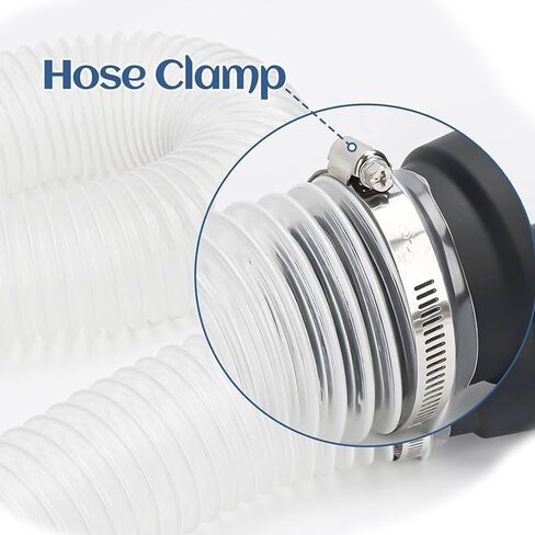 خرطوم تجميع الغبار PVC 2 بوصة 4 بوصة 6 بوصة 8 بوصة 10 بوصة 12 بوصة، خرطوم غبار مقاوم للثقب، خرطوم مكنسة كهربائية مرن وشفاف لمتجر تجميع الغبار لمنشار الطاولة (2 متر/6.56 قدم، 130 مم - 5 بوصات) in Kuwait