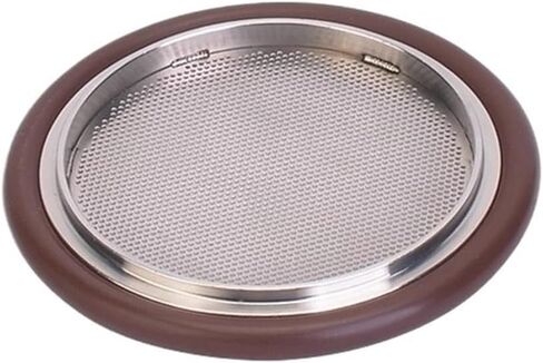 Vacuum fluoroelastomer Sealing Ring Center Bracket with Filter 20 mesh 40 mesh 50 mesh(Black FKM,20 mesh,KF40) in Kuwait