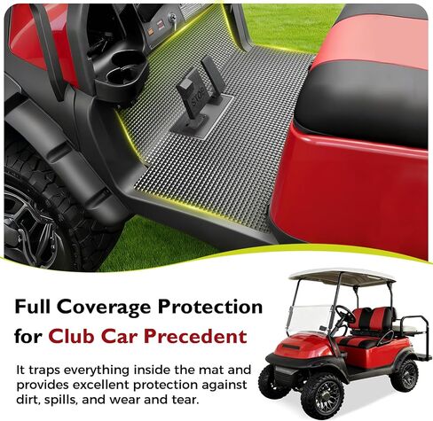 سجادات أرضية عربة الجولف من تيكوم مناسبة لسيارة Club Car DS/Precedent، EZGO RXV/TXT، Yamaha G22 / G29، ملحقات عربة الجولف in Kuwait