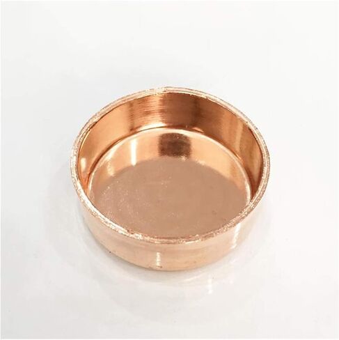 Pipe Fittings 3/8" -6" 15-159mm ID End Cap 99.9% Copper End Feed Solder Cup Pipe Joint for Air Conditioner (Color : ID 42mm Wall 1.2mm) Plumbing Fittings in Kuwait