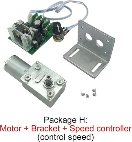 JGY-370 دودة تيار مستمر محرك توربو إلكتروني محرك عزم دوران عالي ترس إلكتروني بداية قفل ذاتي حزمة H 6 فولت 23 دورة في الدقيقة in Kuwait