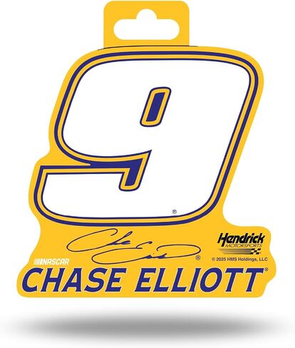 Rico Industries NASCAR Racing Chase Elliott Number and Signature Design Medium Die Cut Decal in Saudi Arabia
