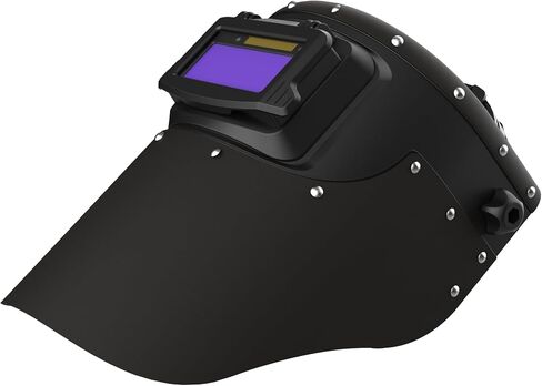 SHINE Leather Auto Darkening Welding Helmet, 1/1/1/2 True Color Flip-up Welding Mask,2x4 1/4 Variable Shade 4/9-13 Welding Hood in Kuwait