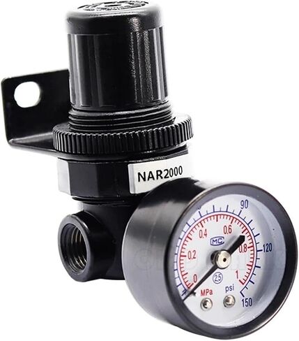 NAR2000 Pneumatic Pipeline Air Pressure Regulator Reducing Regulating Valve 1Pcs in Saudi Arabia