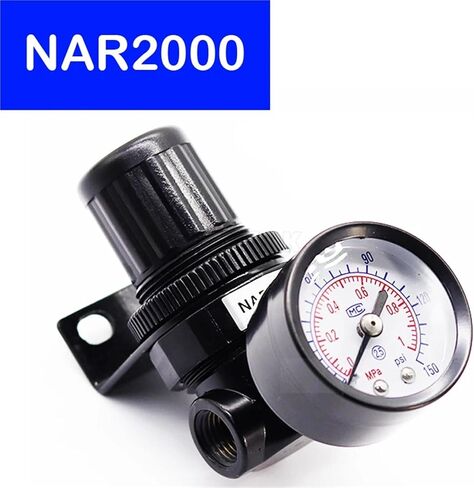 NAR2000 Pneumatic Pipeline Air Pressure Regulator Reducing Regulating Valve 1Pcs in Saudi Arabia