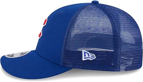 قبعة New Era Chicago Cubs Evergreen Trucker 9Fifty Snapback قابلة للتعديل باللون الأزرق in Kuwait