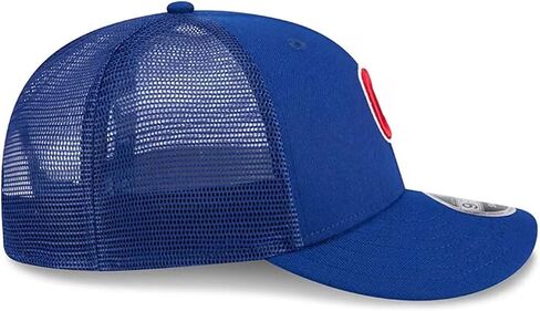 قبعة New Era Chicago Cubs Evergreen Trucker 9Fifty Snapback قابلة للتعديل باللون الأزرق in Kuwait