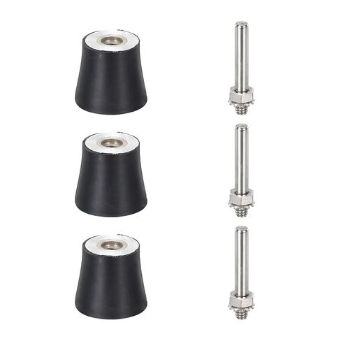 3 Pcs Sanding Disc Pad Holder 1" with 1/4 Inch Shank, Quick Change R-Type Surface Conditioning Disc Holder Mandrel Twist Lock Adapter Die Grinder for Deburr Polish Surface Prep in Kuwait