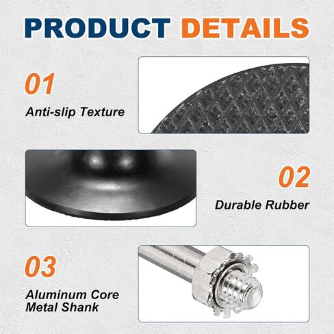 3 Pcs Sanding Disc Pad Holder 1" with 1/4 Inch Shank, Quick Change R-Type Surface Conditioning Disc Holder Mandrel Twist Lock Adapter Die Grinder for Deburr Polish Surface Prep in Kuwait
