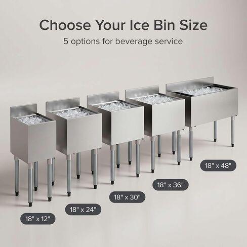 Stainless Steel Underbar Ice Bin in Kuwait