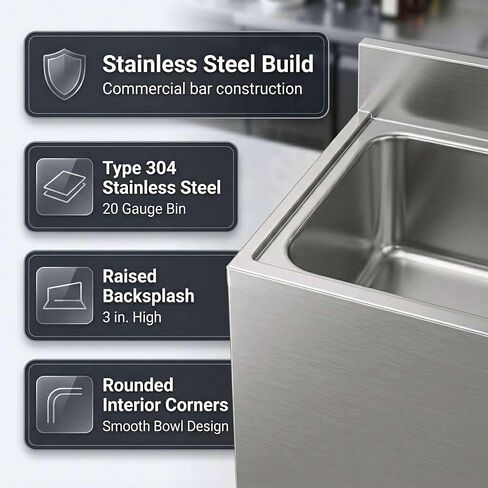 Stainless Steel Underbar Ice Bin in Kuwait