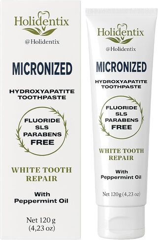 Micronized Hydroxyapatite Toothpaste, Non-Nano, Fluoride Free, Gentle Formula for the Whole Family in Kuwait
