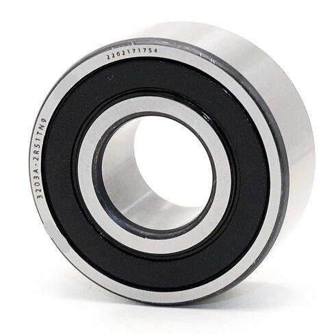 1PCS 3203A-2RS1TN9 17x40x17.5 5203-2RS Double Row Angular Contact Ball Bearing with Seals in Kuwait