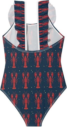 Aflyko Toddler Girl Swimwear One-Piece Soft Stretch Bathing Suit in Kuwait