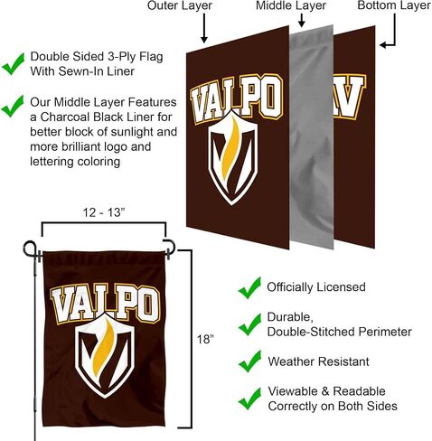 Valparaiso Crusaders Garden Banner Flag in Kuwait