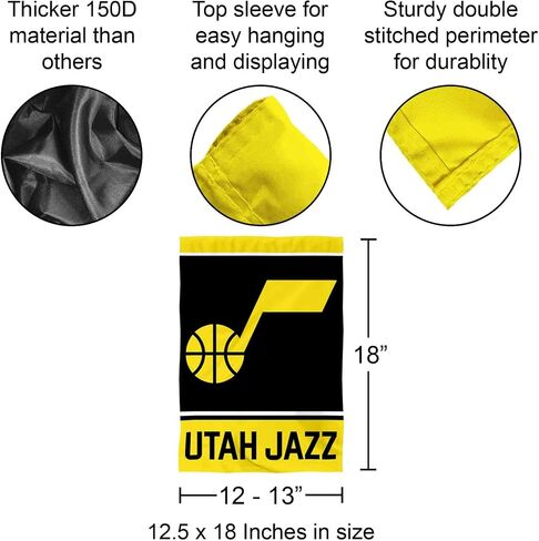 Utah Jazz Double Sided Garden Flag in Kuwait