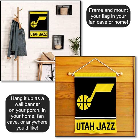 Utah Jazz Double Sided Garden Flag in Kuwait