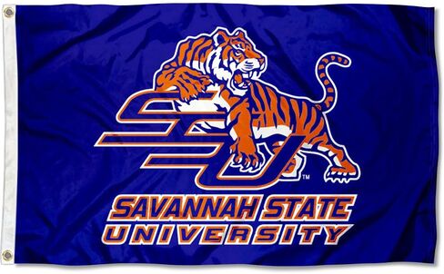 Savannah State University Tigers 3x5 Flag in Kuwait