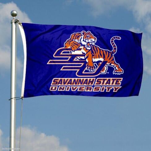 Savannah State University Tigers 3x5 Flag in Kuwait
