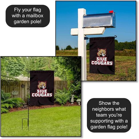 شركة College Flags & Banners Co. جنوب إلينوي إدواردزفيل كوجر بلاك جاردن راية العلم in Kuwait