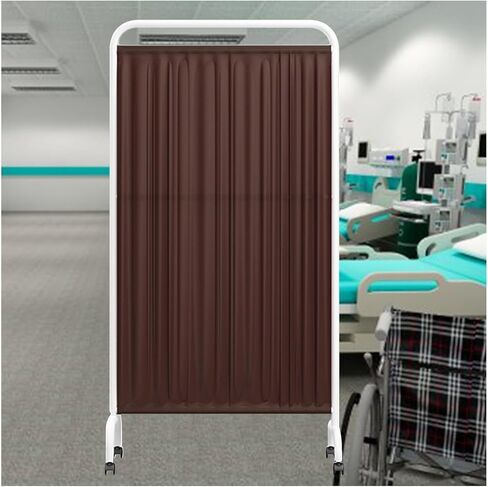 Medical Privacy Screen Portable - Room Divider Screens, Portable Medical Privacy Screen with 1–5 Panels, 6ft High Room Divider with Wheels for Clinic/Office/Beauty S in Kuwait