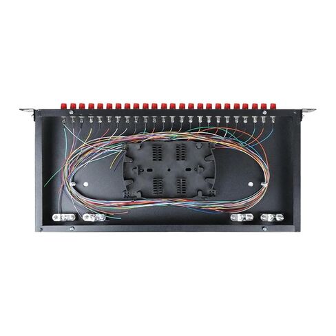 12 Port Optical Fiber Terminal Box Fully configured with Pigtail and Flange SC/FC/LC/ST Cold Rolled Steel Thickening(SC LC12 Port is Empty) in Saudi Arabia