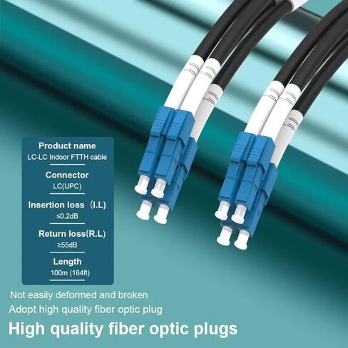 100m / 328ft LC Go to Outdoor Single Mode Fiber Jumper 4 core 9/125 OS1 OS2 in Kuwait