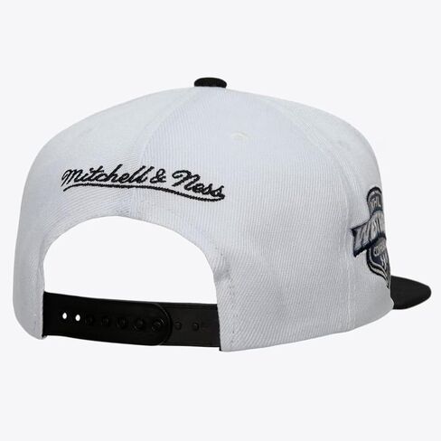 Mitchell & Ness Anaheim Ducks NHL Toss Up Snapback Hat Cap White in Kuwait
