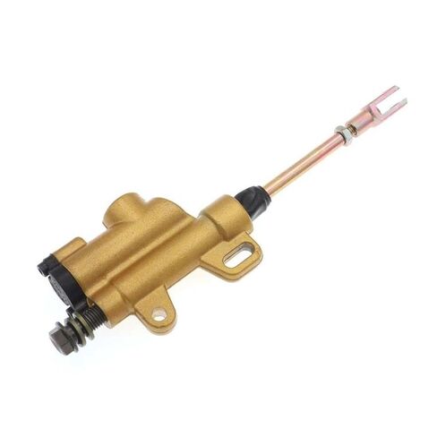 Rear Black Silver Golden Foot Hydraulic Brake Master Cylinder Pump 2.5mm Pit Bike ATV(Gold) in Kuwait