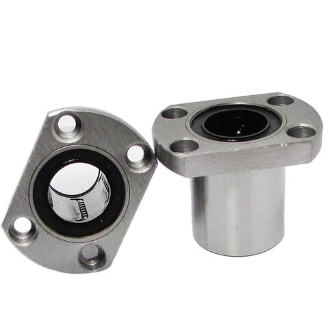 2pcs/lot. Round Flange Linear Ball Bearing Bushing for Linear Guide Rail Rod Round Shaft CNC Part LMH60UU in Kuwait