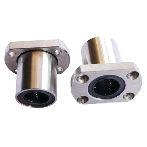 2pcs/lot. Round Flange Linear Ball Bearing Bushing for Linear Guide Rail Rod Round Shaft CNC Part LMH60UU in Kuwait