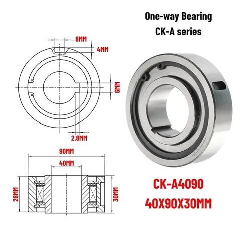 1PCS CK-A4090 40X90X30MM One Way Clutch Bearing Overrunning Clutch CK-A Series Sprag Type One Way Freewheel Clutch Bearing in Kuwait