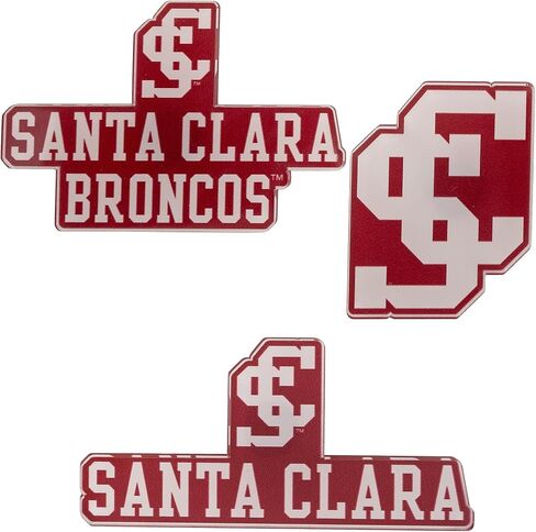 Desert Cactus Santa Clara University Acrylic Magnet 3 Pack SCU Broncos Decorative Design Officially Licensed (Magnet Set A) in Kuwait