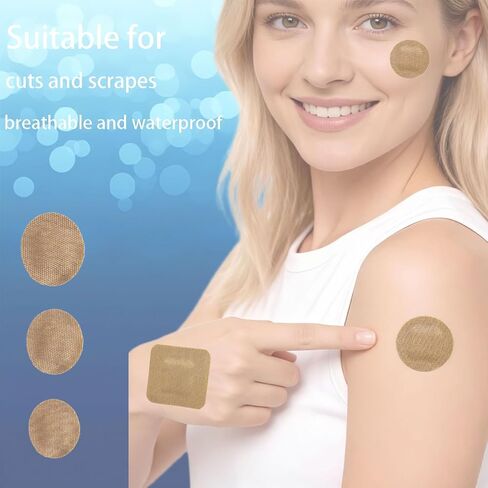 LuminaVibe 120 قطعة ضمادات صغيرة متنوعة، شرائط لاصقة معقمة مضادة للحساسية in Kuwait