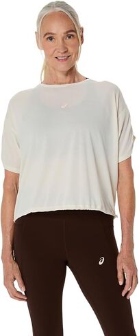 ASICS Women's NAGINO Run Adjustable Short Sleeve TOP Running Apparel in Kuwait