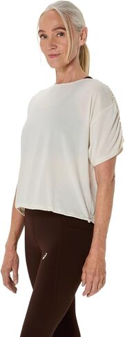 ASICS Women's NAGINO Run Adjustable Short Sleeve TOP Running Apparel in Kuwait