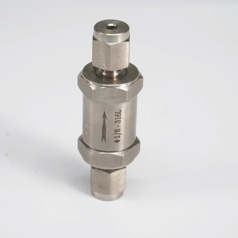 Fit for 1/8" O/D Tube 316 Stainless Steel Non-return Valve Check Valve Compression Fitting in Kuwait