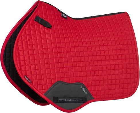 LeMieux Suede Close Contact Square Saddle Pad - English Saddle Pads for Horses - Equestrian Riding Equipment and Accessories in Kuwait
