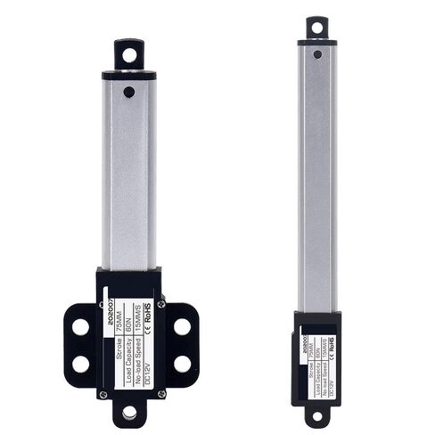 DC12V Electric Linear Actuator 10mm 30mm 50mm 100mm Stroke Piston Metal Gear Motor Toy Box Opener High Speed IP54 235N(A2 100MM Stroke,DC12V 50MMS18N) in Kuwait