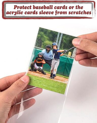 400 Pcs Graded Card Sleeves Resealable Bags for Trading Cards Slab Baseball Sports Card Protectors, Clear Slab Protector from Scratches in Kuwait
