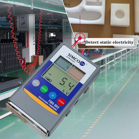 FMX-003 Electrostatic Fieldmeter Fmx003 ESD Voltage Tester Static Electricity Measure Elimination Monitor Field Meter in Kuwait